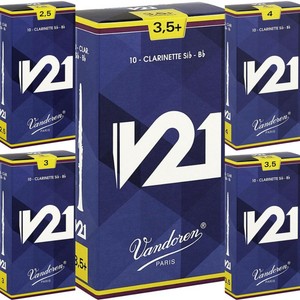 Vandoren V21 Bb Clarinet Reeds - 10 Per Box