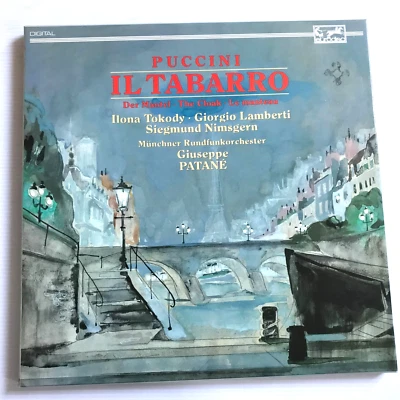 Puccini -  Il Tabarro The Cloak Opera - Giuseppe Patanè EuroDisc Vinyl LP - Image 1 of 4