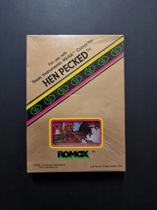 1982 Super Rare Hen Pecked Factory Sealed Game by Romox for Ti 99/4a Computer - Picture 1 of 3