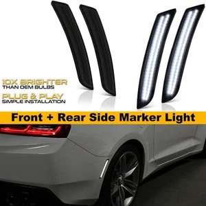 LED Side Marker Lights Front&Rear Lamp for Chevy Camaro LS LT SS ZL1 2016-2022 - Picture 1 of 11