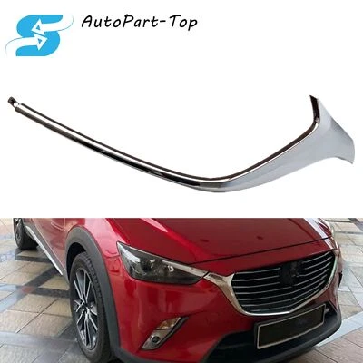 For Mazda CX-3 2016-2022 Bumper Trim Driver Side Grille Molding D10J-50-7K0C - Image 1 of 4