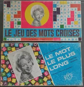 Lot De Deux Anciens Jeux De Sociétés (Ancêtre Des Chiffres Et Des Lettres) - Foto 1 di 3