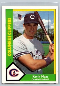 1990 CMC Columbus Clippers #17 Kevin Maas NM
