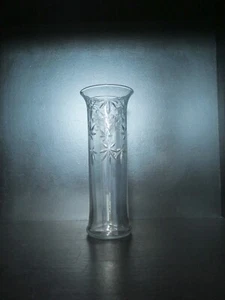Ancien grand Vase gravé taillé en cristal Baccarat feuille et fruit 1916 34.5cm - Imagen 1 de 9