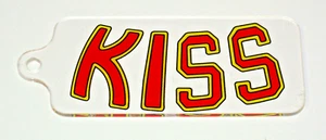 Llavero de plástico promocional Kiss Pinball - Imagen 1 de 1