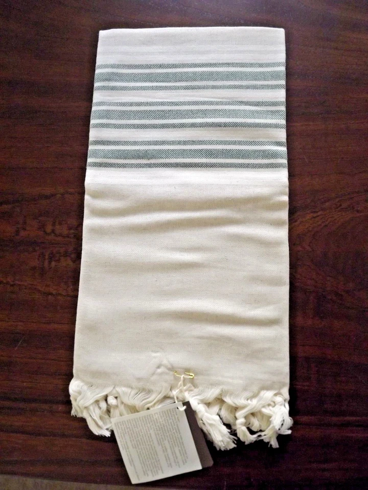 Toalla de Algodón Turco Peshtemal Telar a Mano Playa Baño Pestemal X Toalla Grande Foto 1 de 3