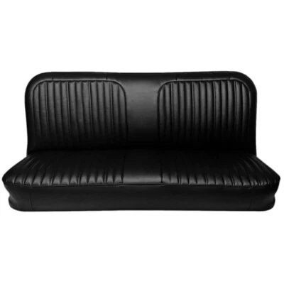 Tapizado de asiento de banco Distinctive Industries vinilo negro Chevy C10 1967-1972 Foto 1 de 4