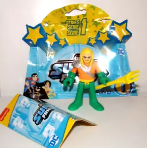 Imaginext AQUAMAN 3" Figure New Loose Super Friends Series 1 Complete - Picture 1 of 5