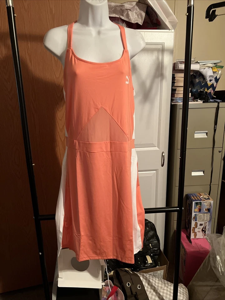 Vestido rosa Puma Archive T7 para mujer talla XXL nuevo con etiquetas Foto 1 de 4