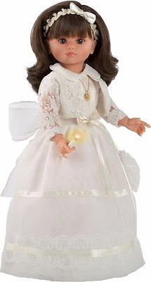 Berbesa - Muñeca de comunión vestido crema, rebeca habladora con vela. (4612V) - Imagen 1 de 2
