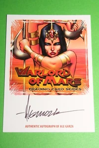 Tarjeta de autógrafo Warlord of Mars 2012 #wma-ag2 ale garza fantasy john carter sdcc - Imagen 1 de 6