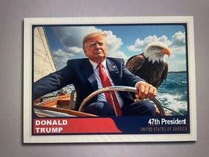 Donald Trump 2024 “Team Trump” Custom ACEO Card Fair Winds And Following Seas - Picture 1 of 2
