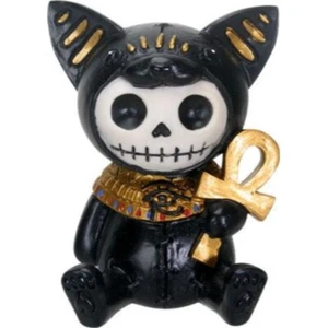 PT Furry Bones Bastet Skull Resin Mini Figur - Bild 1 von 1