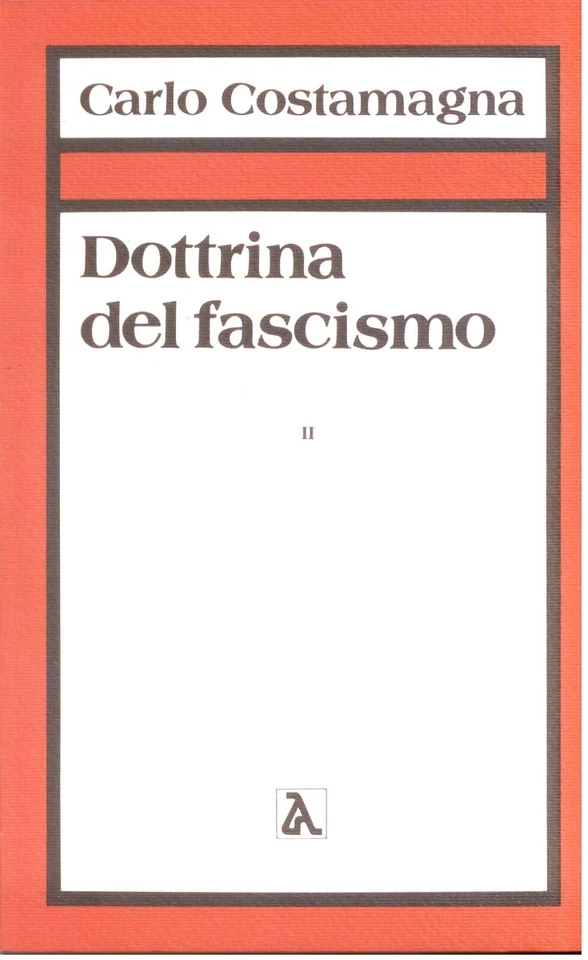DOTTRINA DEL FASCISMO VOL 2 - CARLO COSTAMAGNA - Image 1 of 1