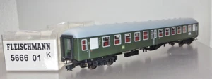 Fleischmann 5666 01; carrozza treno espresso 2 cl. DB, modello speciale, in confezione originale /X564 - Foto 1 di 5