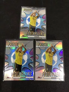 2022-23 Topps MLS Finest Prizeo Silver Cucho Columbus Crew Lot*3 - Picture 1 of 2