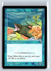 CORAL EEL – MTG Magic the Gathering Card – Portal – Common - Picture 1 of 6