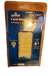  Leviton Decora 4 Stufen Dimmer mit LED-Anzeige 6161- - Bild 1 von 9
