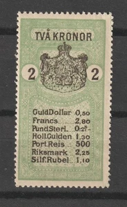 Sello de ingresos de Noruega Fiscaux Impuesto especial Stempelmaerke legislación consular 2K - Imagen 1 de 1