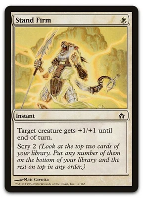 Stand Firm #17 (LP) Fifth Dawn 5DN Magic MTG - Image 1 of 2