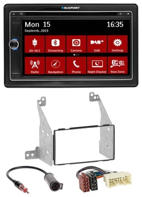 Blaupunkt Bluetooth DAB 2DIN USB DVD MP3 Autoradio für Nissan Pathfinder 04-07 - Bild 1 von 4