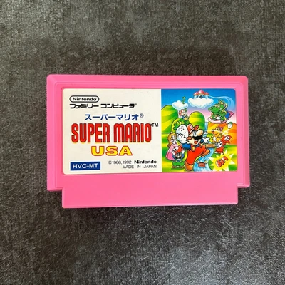 USED FC super mario usa Famicom NES Nintendo Cartridge - Image 1 of 4