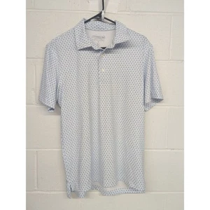 Neu Vineyard Vines Jim Nantz kleine blaue Golfwagen bedruckt Performance Polo - Bild 1 von 5