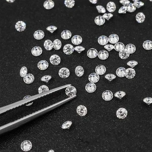 1 Carat 5mm Round Lab Grown Diamond VVS1 | D Color Loose Brilliant Cut Diamonds - Picture 1 of 5