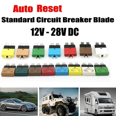 Sicherungsautomat 12V 24V Langlebig Passend Für Standard-Kfz-Sicherungskasten  . - Bild 1 von 4