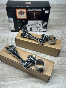 OEM Harley 50829-07 Cromo Largo Ángulo Ajustable Protector de Motor Montaje de Clavija de Carretera - Imagen 1 de 15