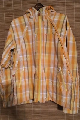 Chaqueta FOURSQUARE 25K Mediana Amarillo Naranja Blanco y Verde Alpino Foto 1 de 4