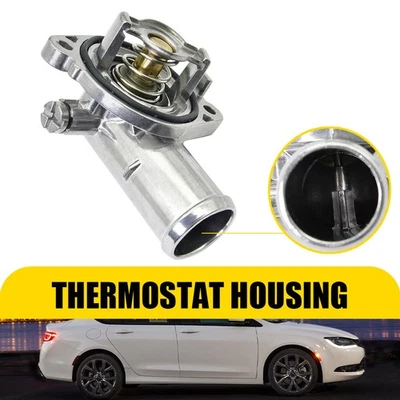 Refrigerante termostato de motor de aluminio para Dodge Grand Caravan 3,6 L 2011-2019 EOU Foto 1 de 4