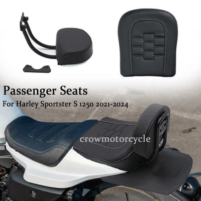 For Harley Sportster S 1250 RH1250 Passenger Seat Pillion Backrest 2021-2024 - Image 1 of 4