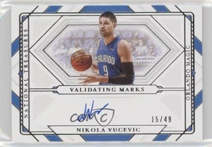 2020 Panini National Treasures Convalida Marchi /49 Nikola Vucevic #VM-NVC Auto - Foto 1 di 3