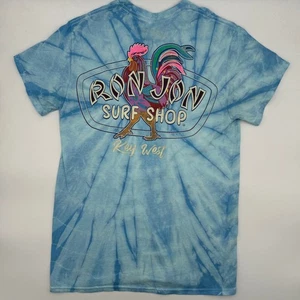 Ron Jon T-Shirt Herren blau Batik klein Baumwolle Surf Shop Key West - Bild 1 von 8