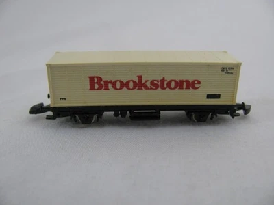 Marklin Mini-Club Z Scale Brookstone Container Load Flat Car VG - Image 1 of 4