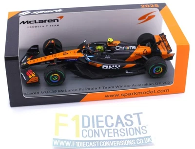 NEU Spark McLaren Mercedes MCL39 L Norris Winner Australian GP 2025 1-43 F1 - Bild 1 von 4