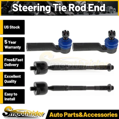 Extremo de barra de amarre exterior delantero interior delantero Mevotech 4 piezas para Toyota Tacoma 2005-2018 Foto 1 de 4