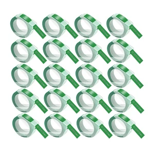 20PK Compatible for Dymo 521203 Label Maker Tape 3D Emobssing Self-Adhesive 1/2" - Picture 1 of 9