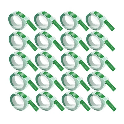 20PK Compatible for Dymo 521203 Label Maker Tape 3D Emobssing Self-Adhesive 1/2" - Image 1 of 4