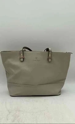 Bolso de Mano Nanette Lepore Mujer Cuero Crema Doble Asa Diseñador Talla Mediana Foto 1 de 4