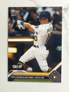 Carta Baseball 2023 Topps Now "Call-Up" #602 Sal Frelick Milwaukee Brewers - Foto 1 di 2