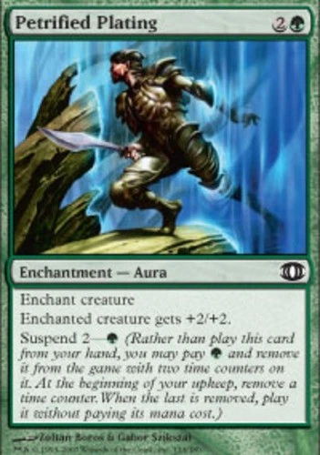 Petrified Plating - Foil - Future Sight #133/180 MTG Magic The Gathering - Image 1 of 1