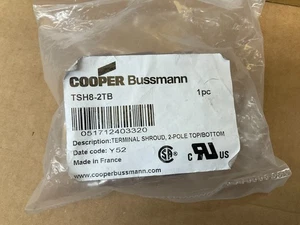 Bussmann | TSH8-2TB | Terminal Shroud | 2-Pole Top/Bottom **NEW** - Picture 1 of 3