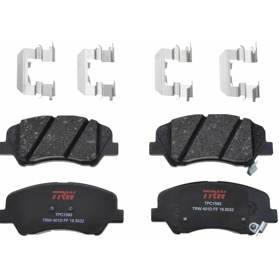 Juego de pastillas de freno delanteras TXC1593 TRW de 2 ruedas para Hyundai Accent Kia Rio 12-17 Foto 1 de 1