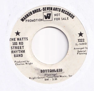 FUNK --THE WATTS 103RD STREET RHYTHM BAND --BOTTOMLESS / 65 BARS - Picture 1 of 2