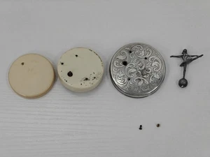 Caja de Música Bailarina Suiza Reuge De Colección Piezas Reparación Tono Plateado Estuche Grabado - Imagen 1 de 12