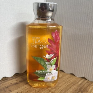 Bath & Body Works Weißer Tee & Ingwer Shea & Vitamin E Duschgel 10 fl. Oz. Neu - Bild 1 von 3