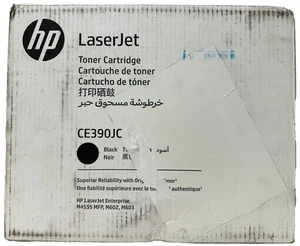 New Genuine HP CE390JC Black Toner Cartridge Box LaserJet Enterprise m4555 MFP - Picture 1 of 2