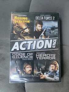 Missing In Action / Delta Force 2 / Code Of Silence / Hero And The Terror (DVD) - Picture 1 of 2